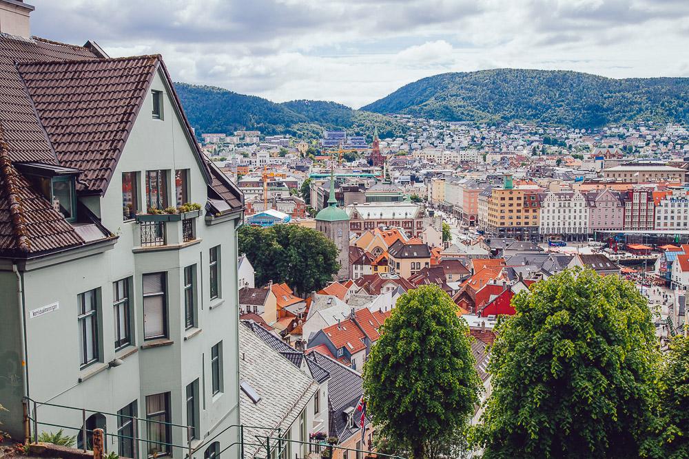 downtown bergen norway