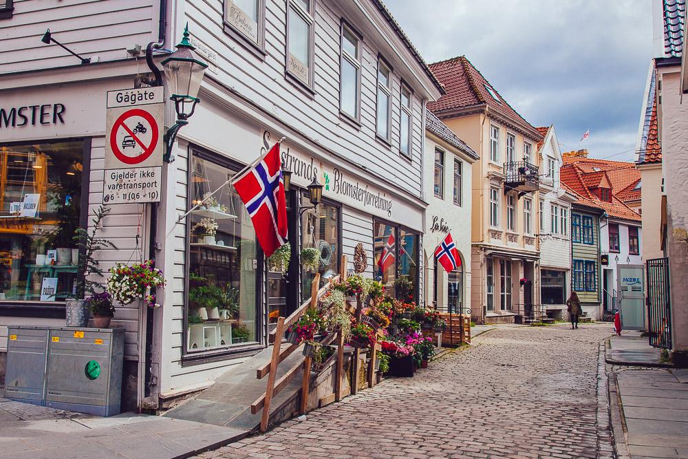 downtown bergen norway