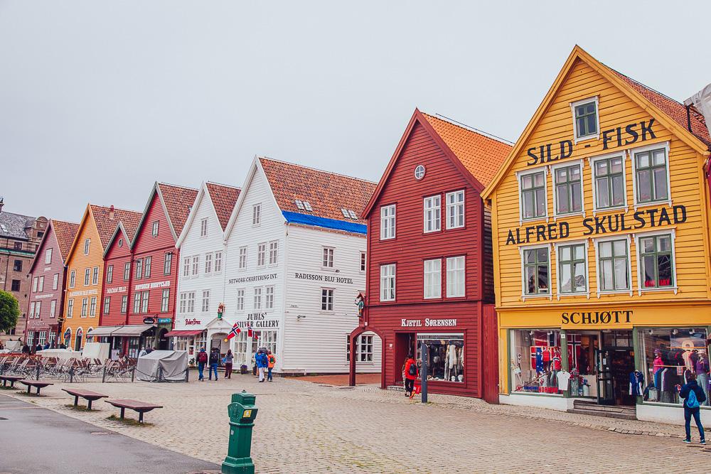 bryggen bergen norway photo