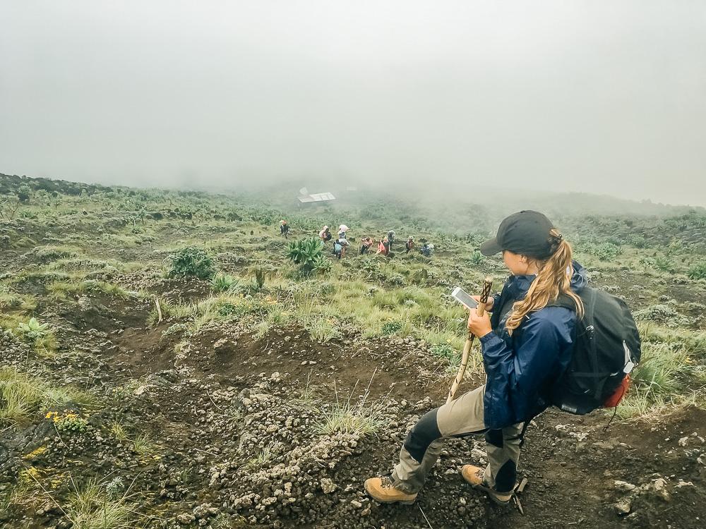 mount nyiragongo volcano trek drc congo hike