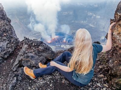 mt nyiragongo volcano dr congo