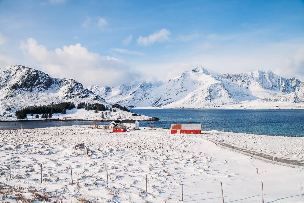 lofoten winter norway snow