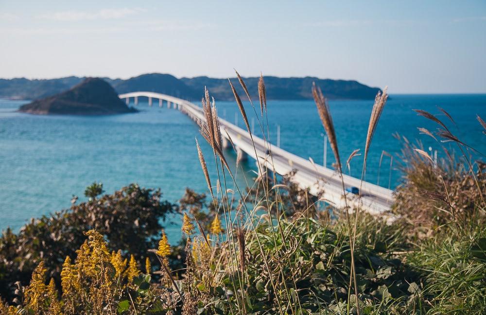 tsunoshima bridge yamaguchi japan