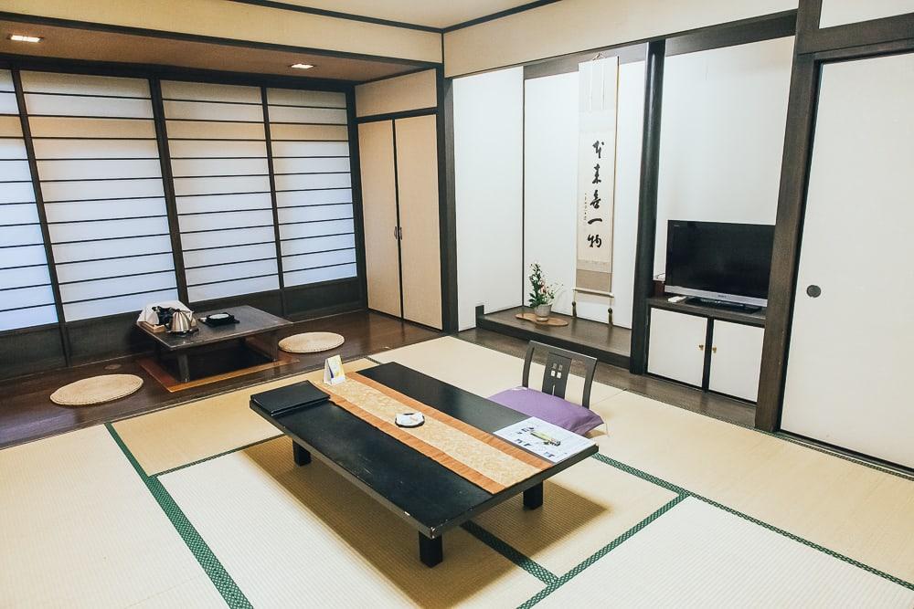 tatami room japanese ryokan yamaguchi