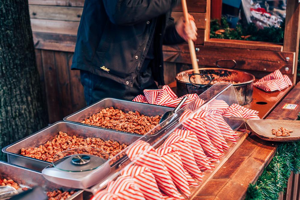 roasted nuts christmas markets in oslo norway