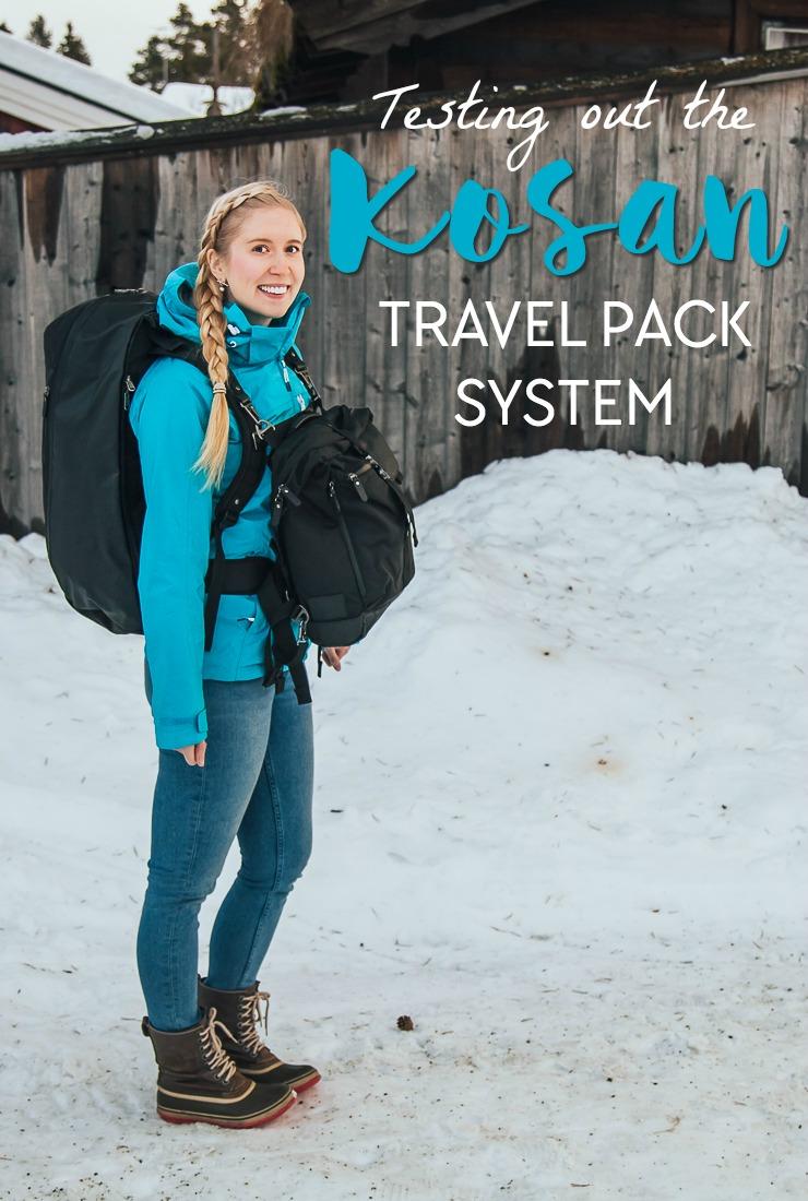 Looking for the best backpacking backpack and daypack? I just tried out the Kosan Travel Pack system and here is my review: