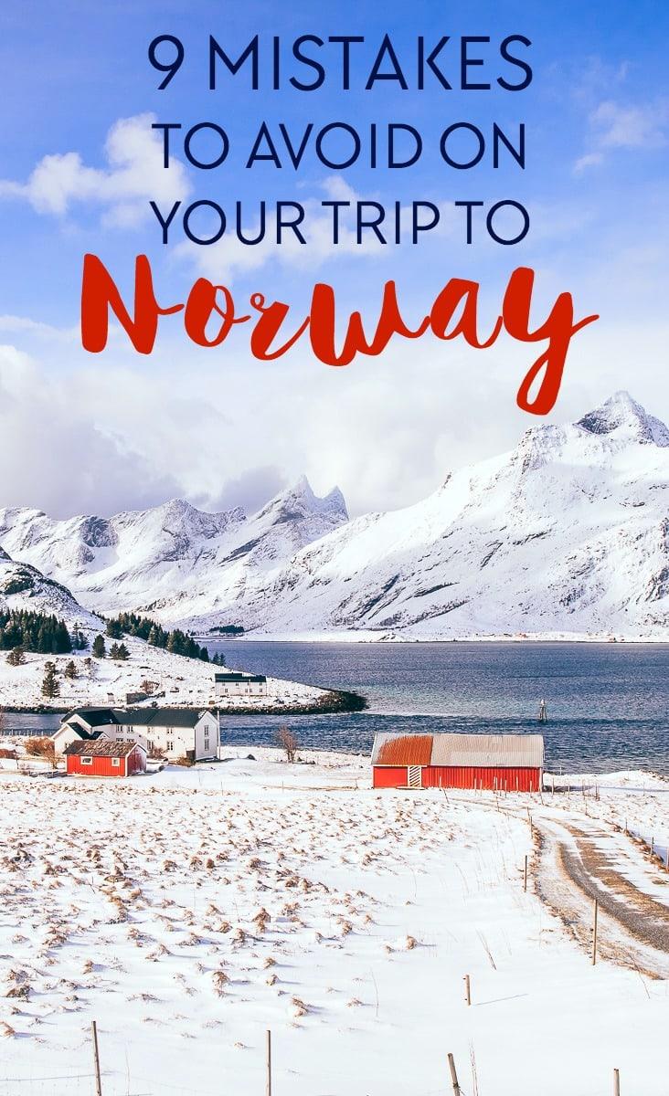 If you're planning any Norway holidays, here are the top mistakes people make on their trips to Norway so you can avoid them!