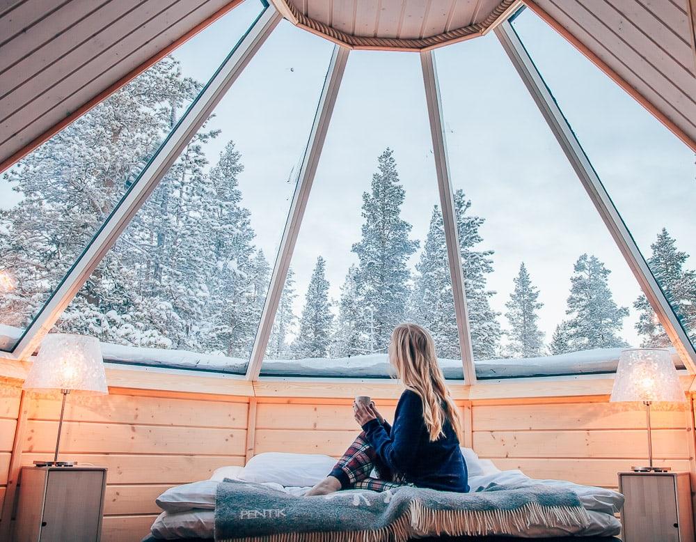 Staying In A Northern Lights Cabin