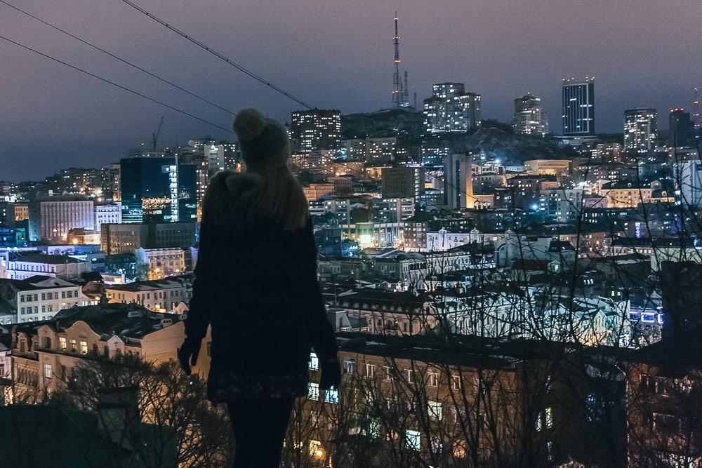 vladivostok at night