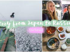taking the ferry from japan to russia via korea