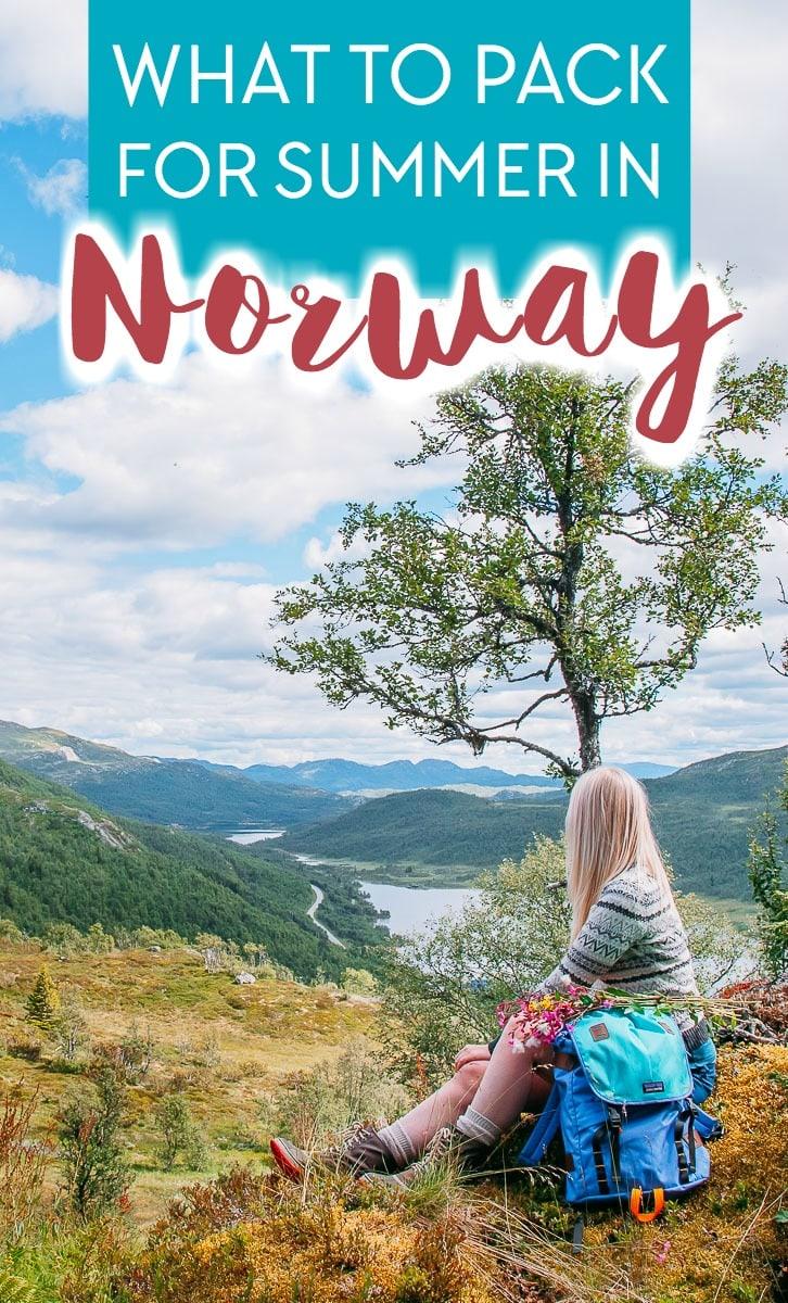 If you're planning your Norway summer packing list, here's everything to pack for summer in Norway.