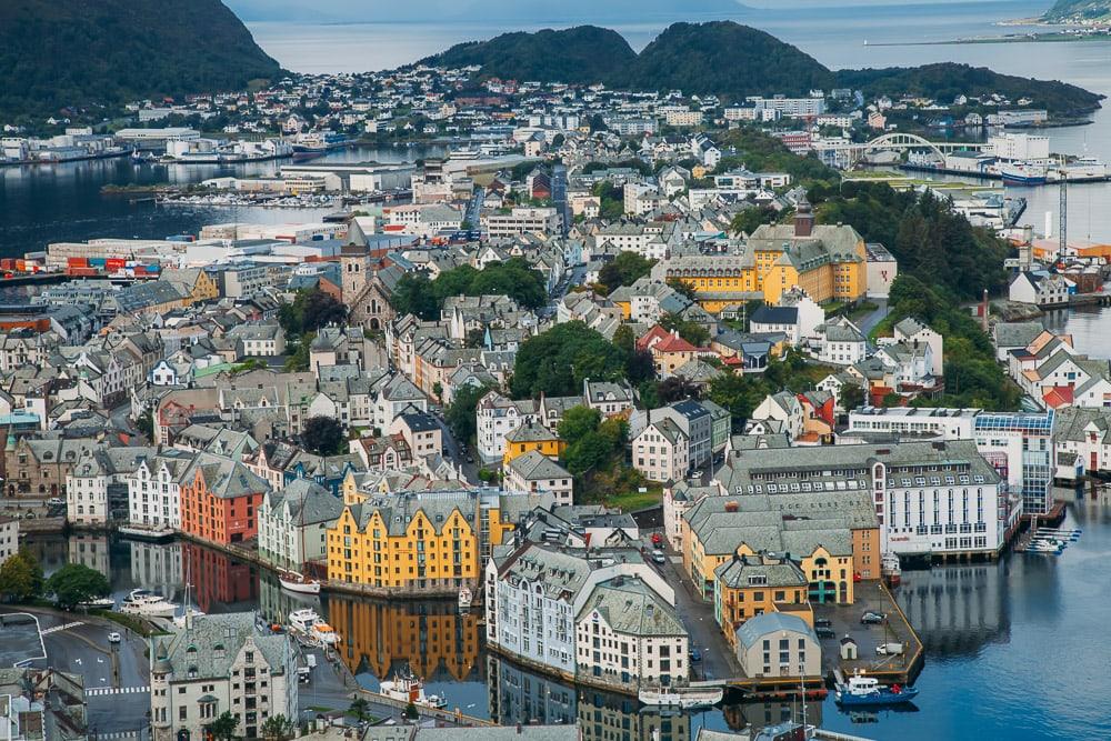 view of ALESUND NORWAY