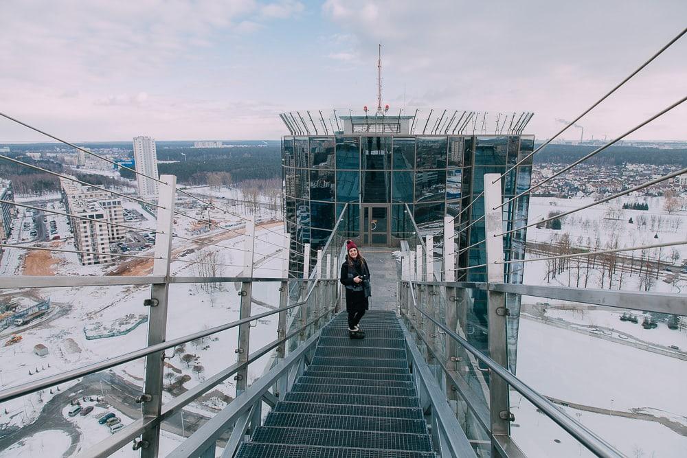 minsk national library sky deck views