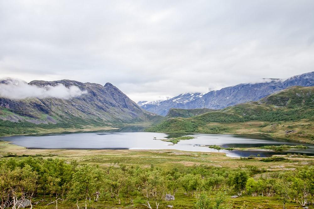 Jotunheimen National Park mountain lake