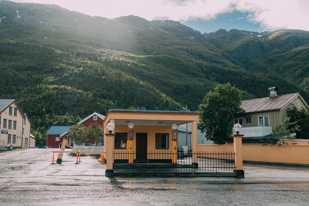 Mosjøen old shell gas station