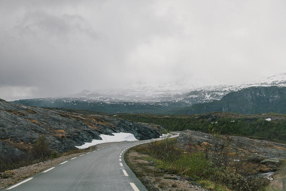 melfjorden mo i rana helgeland norway in june