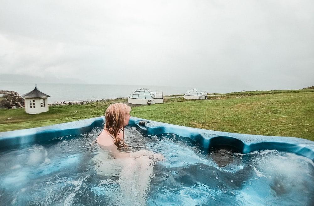 lyngen north hot tub jacuzzi