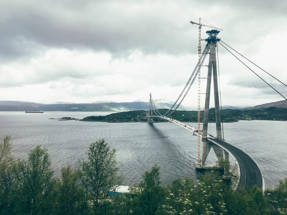 narvik riksgransen train ofoten line view