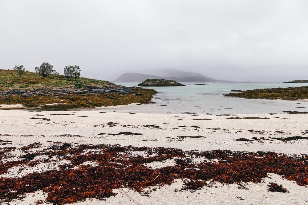 sommarøy norway in the rain