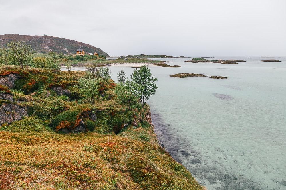 sommarøy norway in the rain