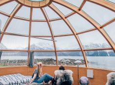 lyngen north glass igloo northern norway