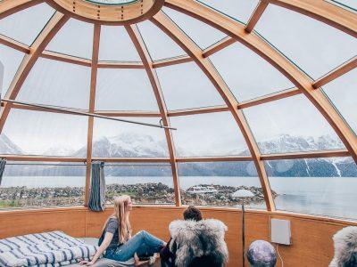 lyngen north glass igloo northern norway