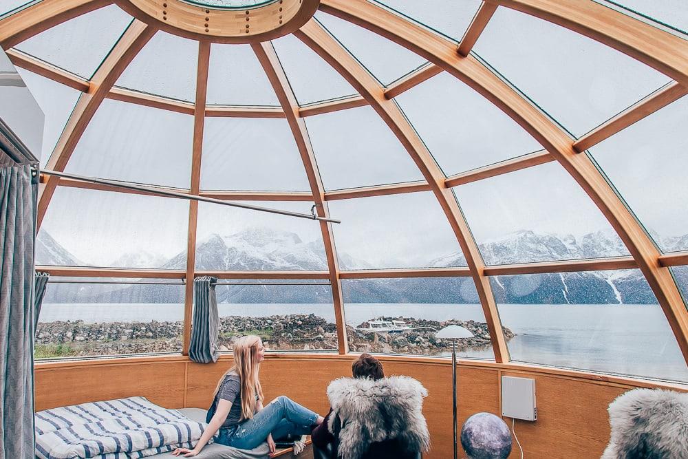 lyngen north glass igloo northern norway