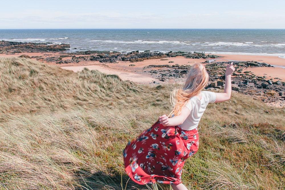 forvie sands beach aberdeen scotland