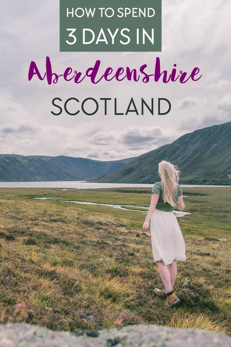 Aberdeenshire Scotland 3 day itinerary including things to do in Aberdeen, where to stay, where to eat, and what to see in Aberdeenshire