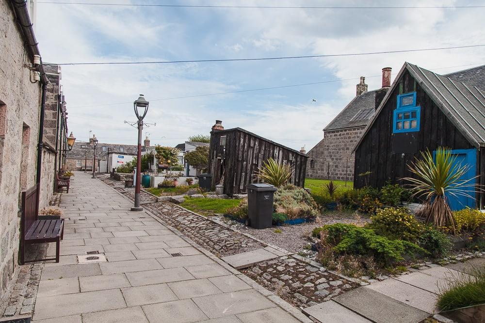 footdee aberdeen beach scotland