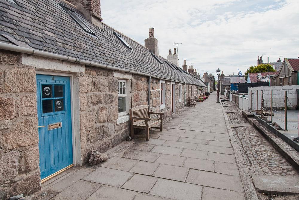 footdee aberdeen beach scotland