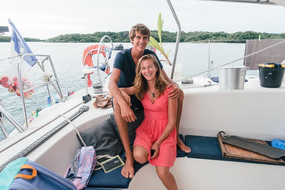 Io viaggio in barca catamarano san blas panama