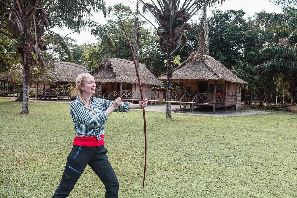 bow and arrow amerindian guyana