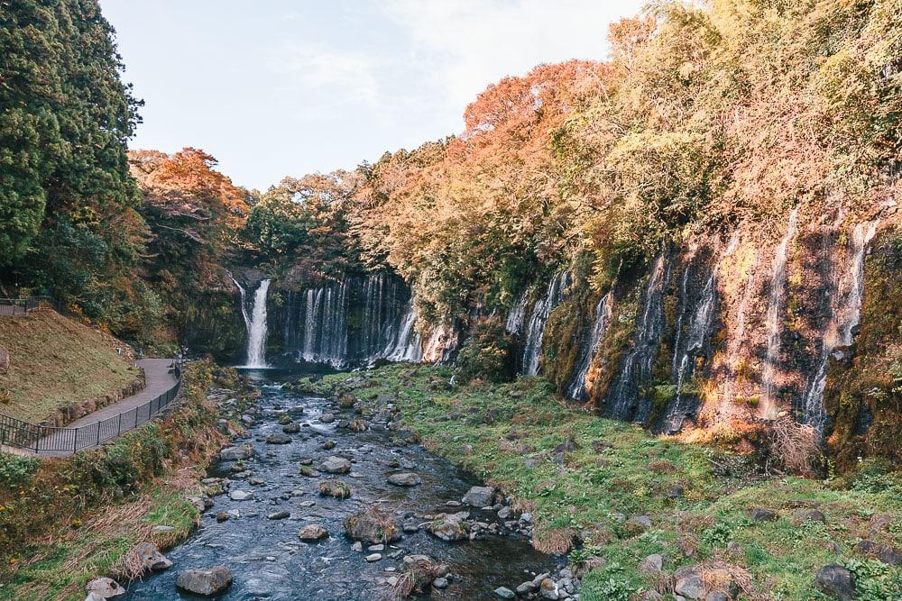 shiraito water falls fuji japan