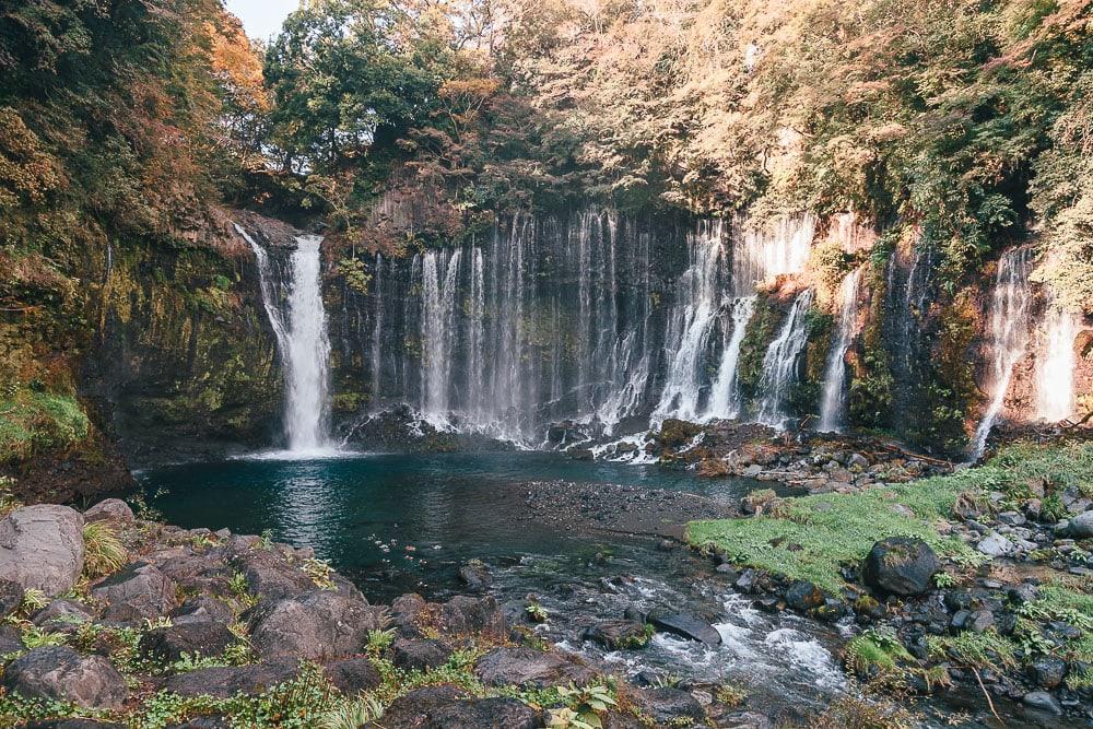 shiraito water falls fuji japan