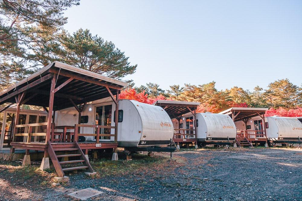 PICA Fuji Saiko camping site Japan