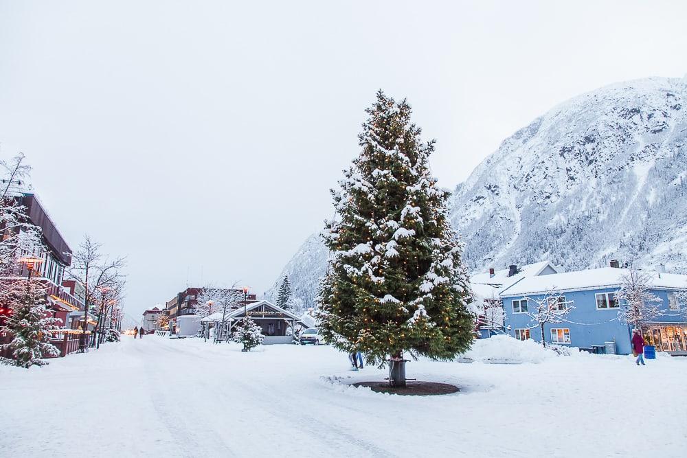 Christmas in Mosjoen Norway