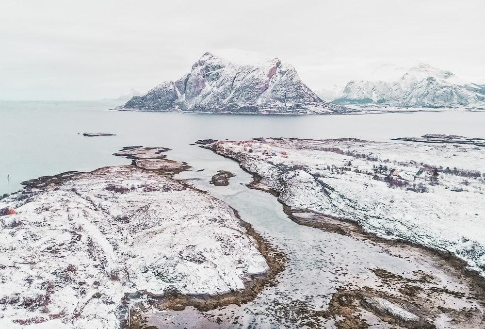 helgeland coast Norway in winter