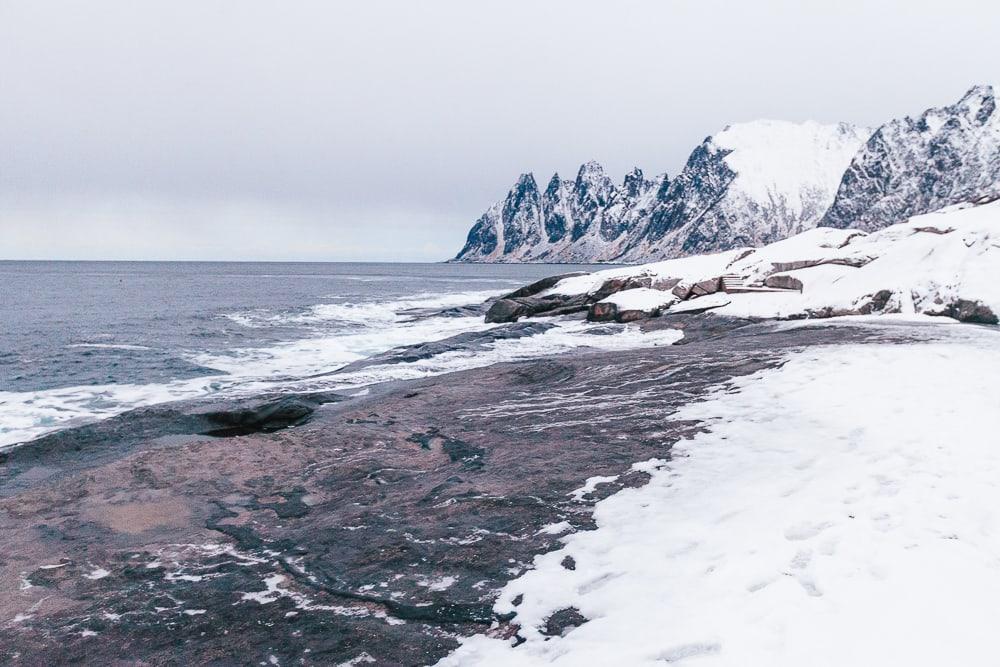 tungeneset senja, norway in winter