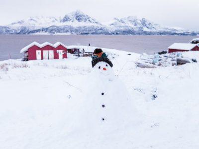 dyrøy holiday norway in winter snow in december