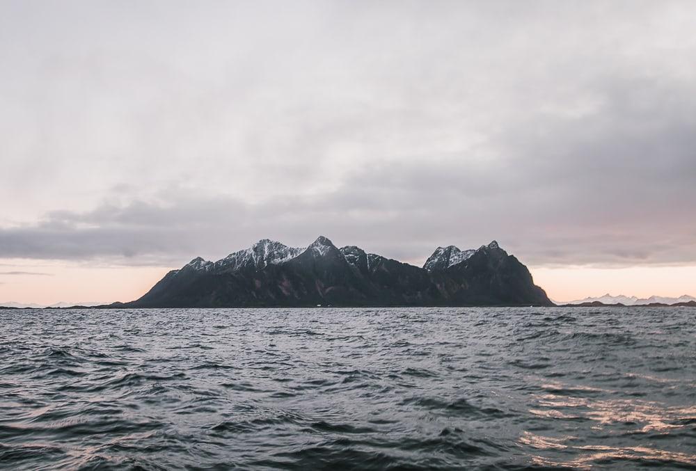 trollfjord lofoten safari winter in december in norway