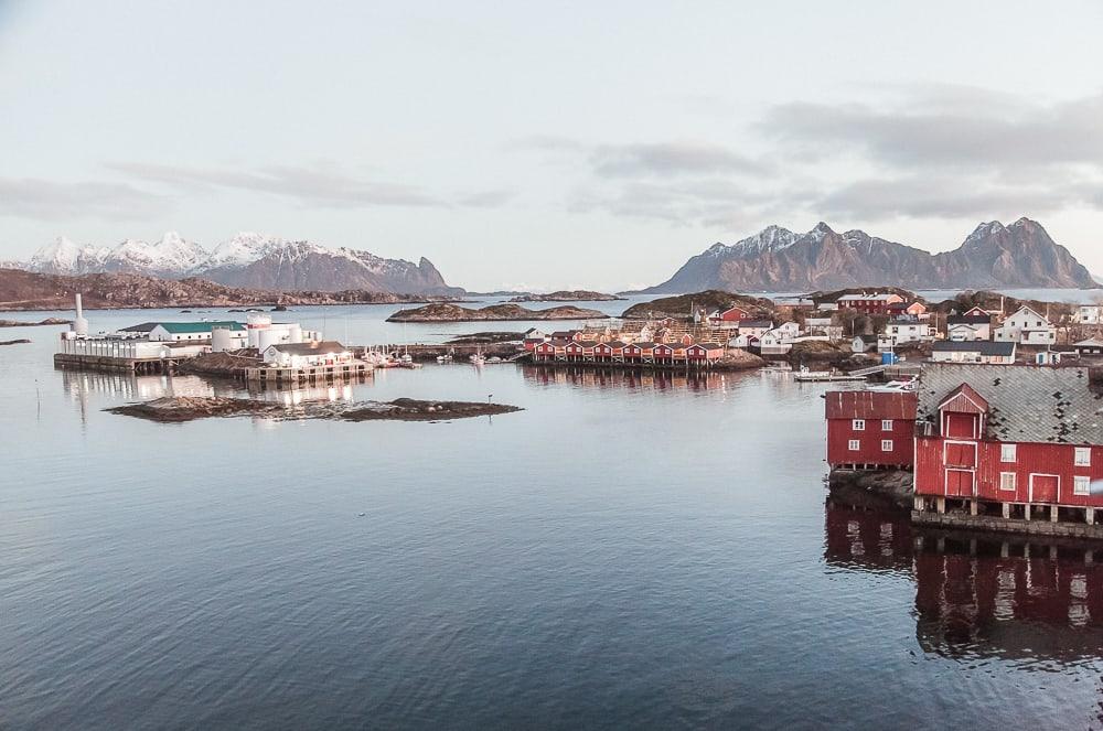 svinøya svolvaer lofoten norway in december