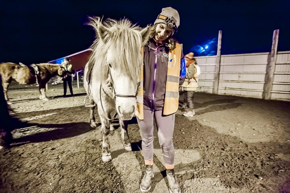 hov hestegård horse riding lofoten northern lights