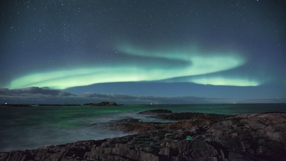 northern lights in vesteralen norway aurora