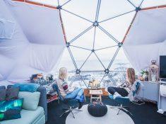 arctic dome igloo norway narvik