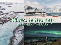 one week norway itinerary winter
