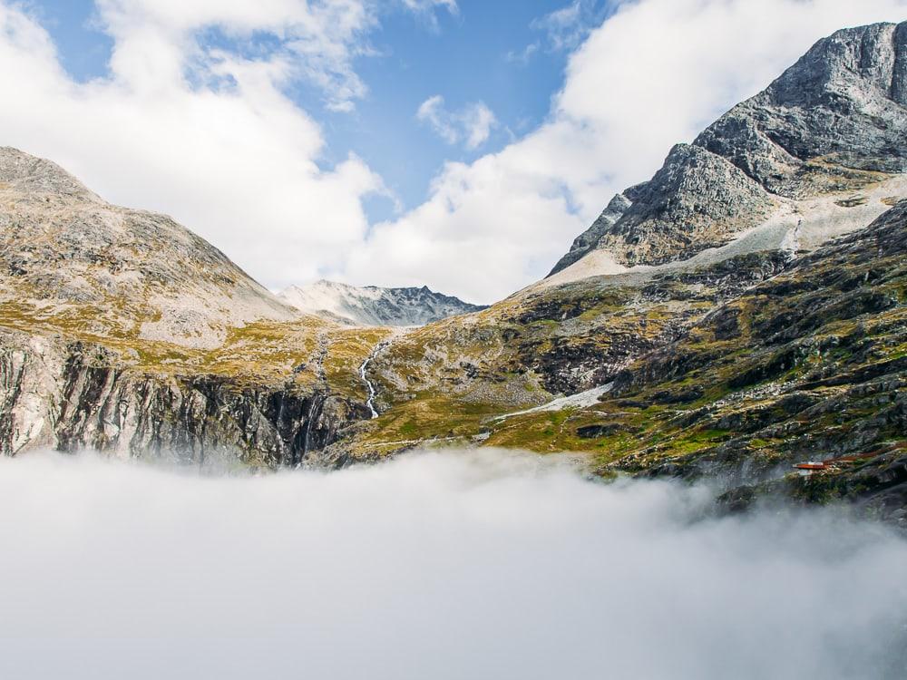 trollstigen norway clouds