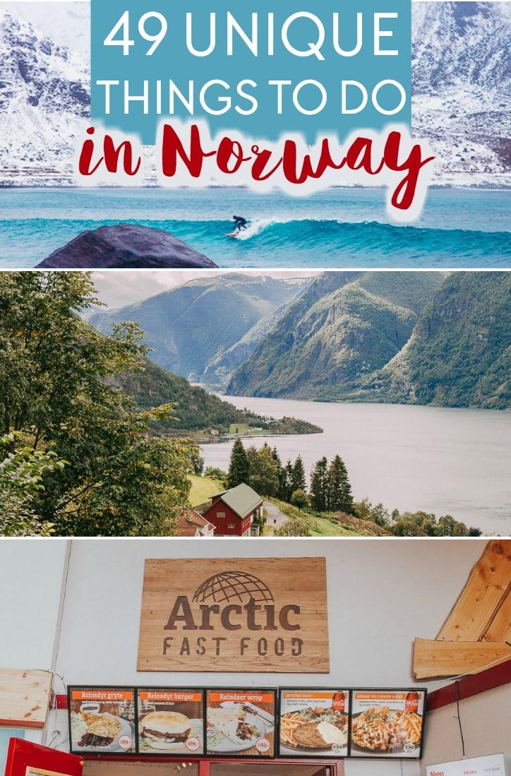 Unique things to do in Norway