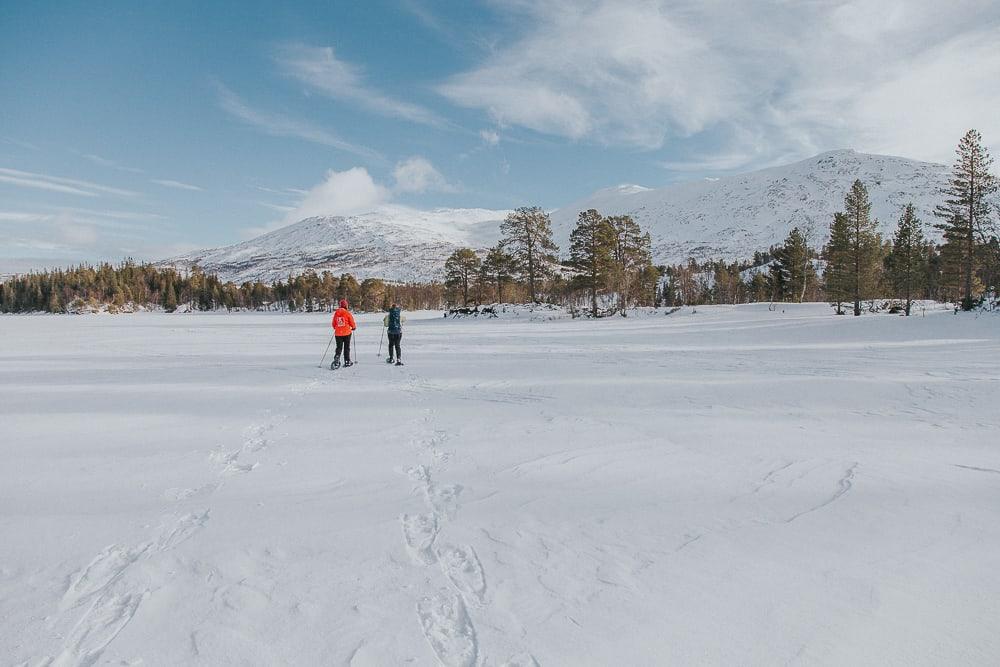 snowshoeing sæterstad farm hattfjelldal