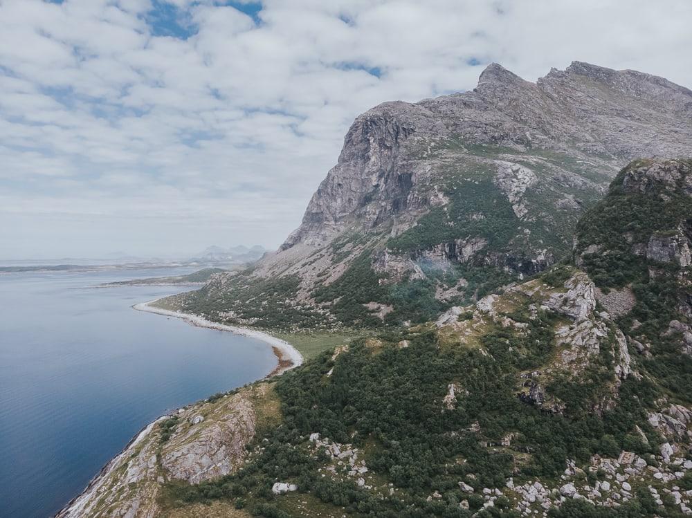 dønnamannen dønna helgeland norway in summer